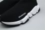 Balenciaga Zwart Wit Speed Trainer Sneakers Black Heren - Thumbnail 7