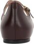 Bally Bordeaux Leren Platte Schoenen Brown Dames - Thumbnail 3