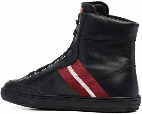 Bally Casual Zwarte Enkellaarzen Black Heren