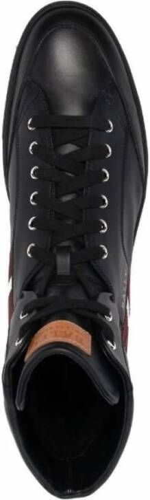 Bally Casual Zwarte Enkellaarzen Black Heren