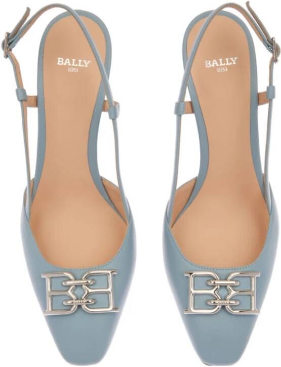 Bally Elegant Slingback Pumps Blue Dames