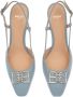 Bally Elegant Slingback Pumps Blue Dames - Thumbnail 3