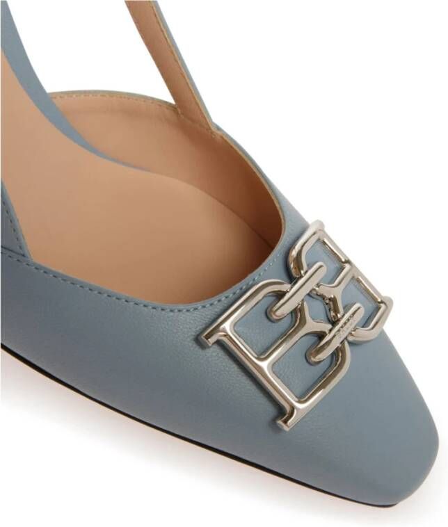 Bally Elegant Slingback Pumps Blue Dames