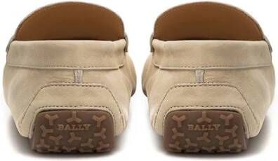 Bally Elegante Beige Leren Loafers voor Gentleman Beige Heren