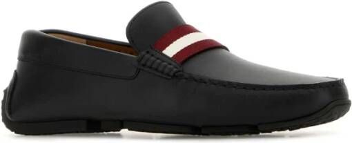 Bally Elegante Ivoorleren Loafers Black Heren