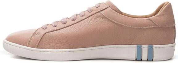 Bally Elegante Roze Leren Sneakers Pink Dames