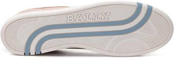 Bally Elegante Roze Leren Sneakers Pink Dames