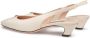 Bally Embleem motief slingback met lage hak White Dames - Thumbnail 3