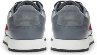 Bally Grijze Leren Sneaker Gray Heren