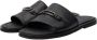 Bally Iconische Logo Platte Zomer Sandalen Black Heren - Thumbnail 2