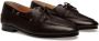 Bally Koffiebruin Leren Platte Schoenen Black Heren - Thumbnail 2