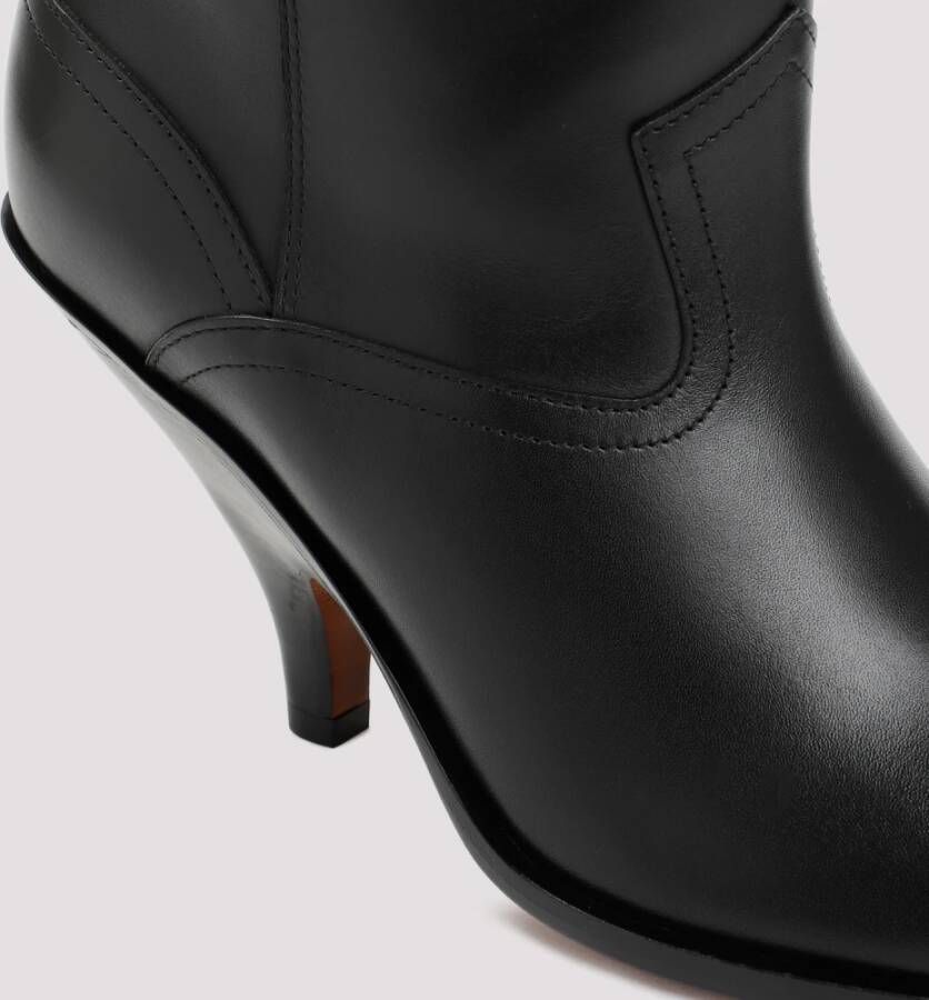 Bally Lavyn Leren Laarzen in Zwart Black Dames