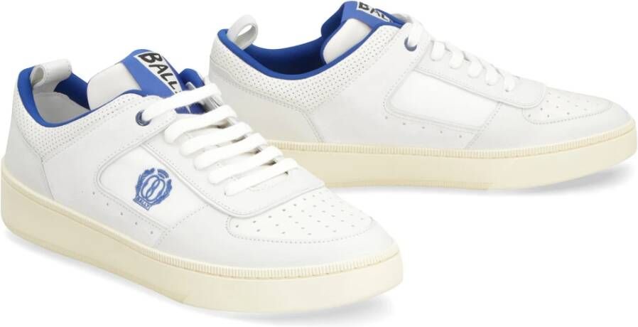 Bally Leren lage sneakers White Heren