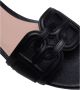 Bally Leren Logo Sandalen Black Dames - Thumbnail 5