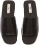 Bally Leren Logo Sandalen Black Heren - Thumbnail 2