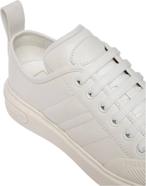 Bally Leren Sneakers White Dames