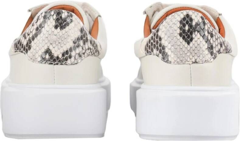 Bally Leren Sneakers White Dames