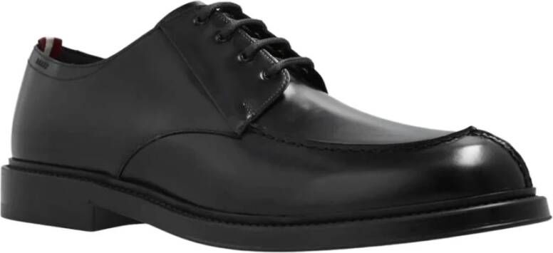 Bally Leren Veterschoenen Black Heren