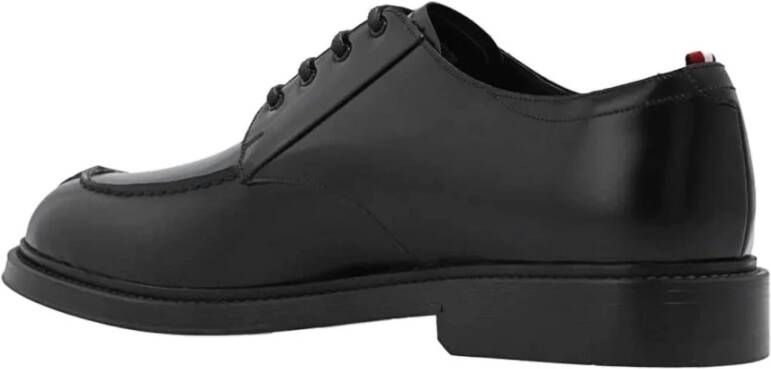 Bally Leren Veterschoenen Black Heren