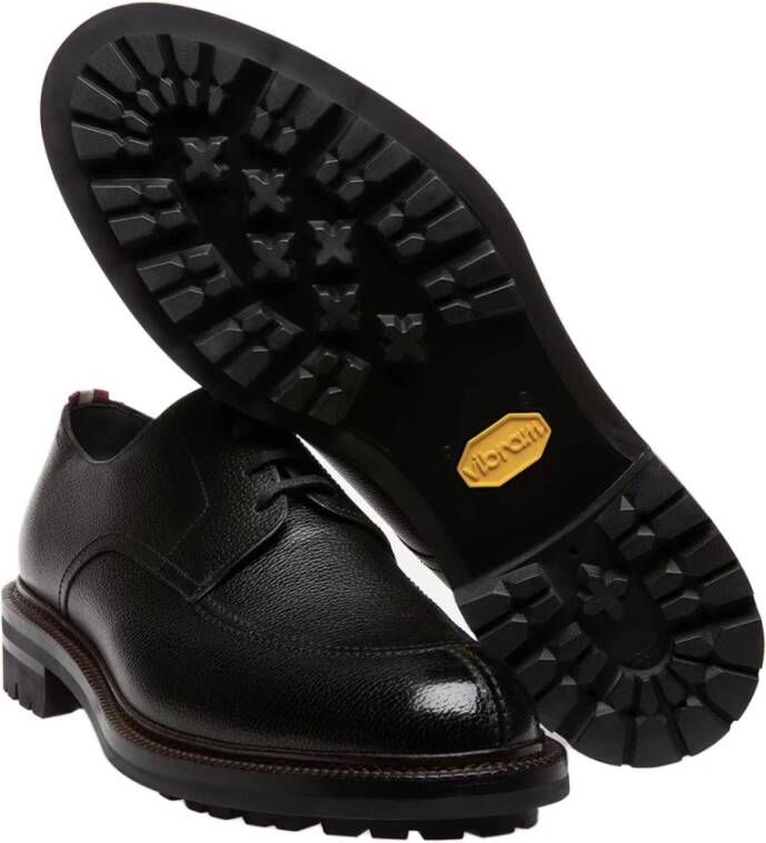 Bally Leren Veterschoenen Black Heren