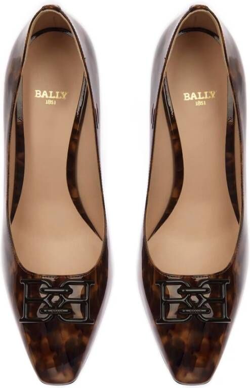 Bally Logo Decolletes Schoenen Brown Dames