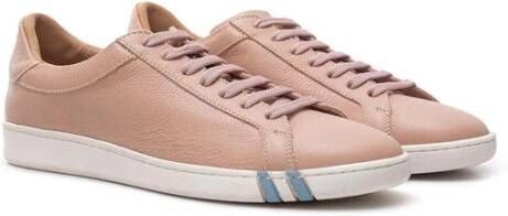 Bally Luxe Roze Leren Sneaker Vrouwen Pink Dames