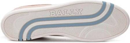 Bally Luxe Roze Leren Sneaker Vrouwen Pink Dames