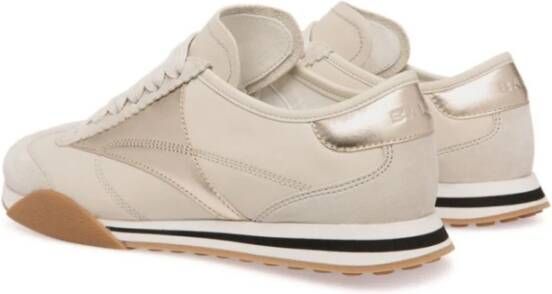 Bally Panel Logo Sneakers Beige Dames