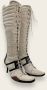 Bally Pre-owned Leather boots Beige Dames - Thumbnail 2