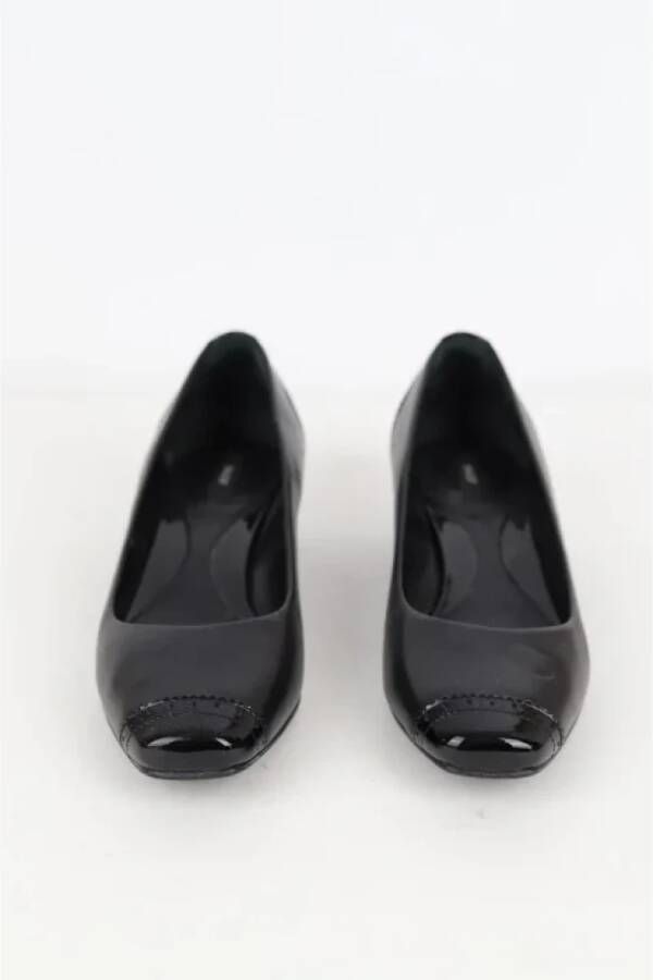 Bally Pre-owned Leather flats Black Dames