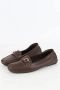 Bally Pre-owned Leather flats Brown Dames - Thumbnail 2