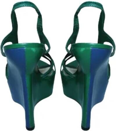 Bally Pre-owned Leather heels Green Dames