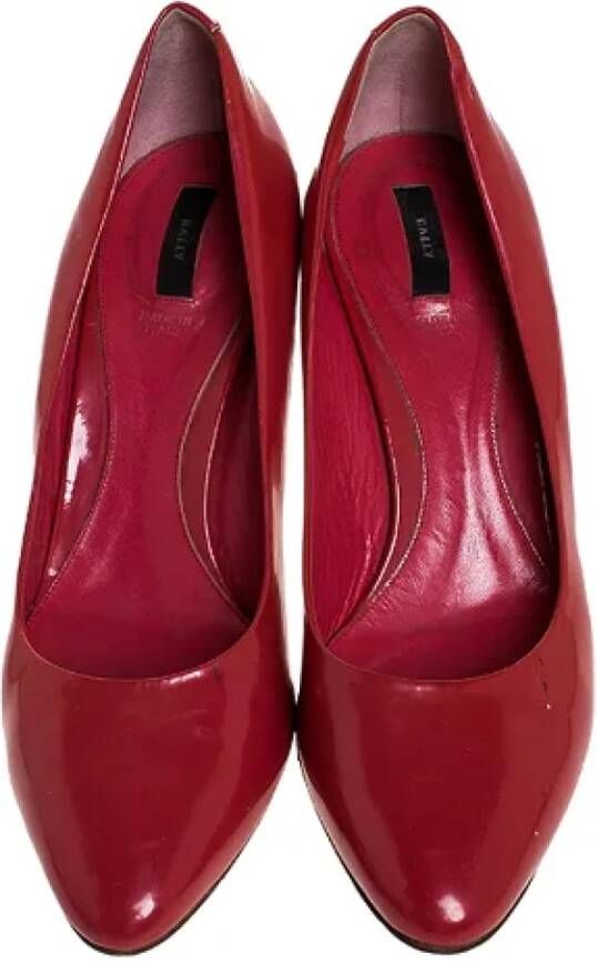 Bally Pre-owned Leather heels Red Dames