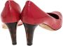 Bally Pre-owned Leather heels Red Dames - Thumbnail 5