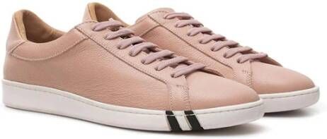 Bally Roze Leren Sneaker voor Vrouwen Pink Dames