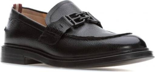 Bally Stijlvolle Loafers voor Mannen Black Heren