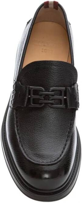 Bally Stijlvolle Loafers voor Mannen Black Heren