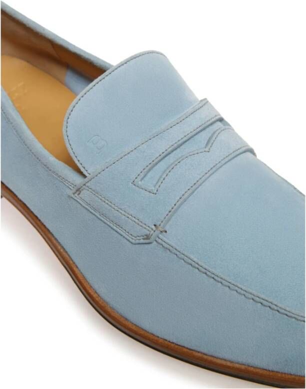 Bally Stijlvolle Loafers voor Mannen Blue Heren