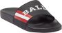 Bally Stijlvolle platte sandalen in rubber Black Heren - Thumbnail 2