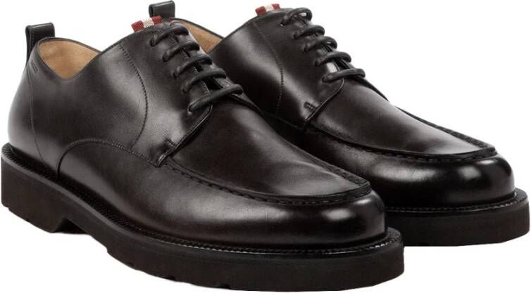 Bally Stijlvolle Veterschoenen Black Heren