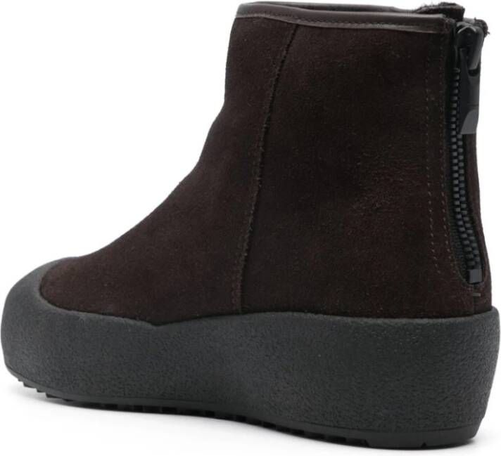 Bally Suède Ritslaarzen met Shearling Voering Black Dames