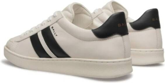 Bally Witte Leren Sneakers met Moderne Twist White Heren