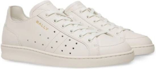 Bally Witte Sneakers met Logodetails White Dames