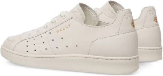 Bally Witte Sneakers met Logodetails White Dames