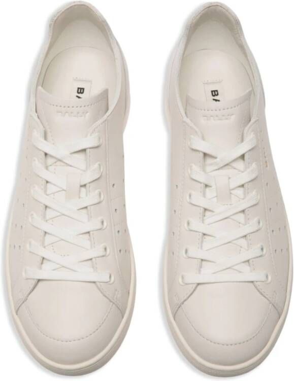 Bally Witte Sneakers met Logodetails White Dames