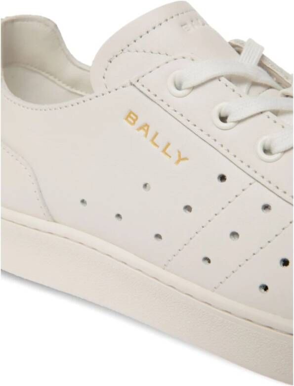 Bally Witte Sneakers met Logodetails White Dames