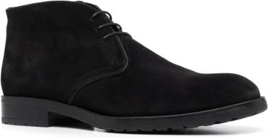 Bally Zwarte Casual Enkellaarzen Black Heren