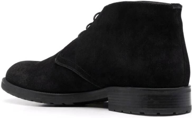 Bally Zwarte Casual Enkellaarzen Black Heren