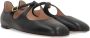 Bally Zwarte Leren Ballerina Platte Schoenen Black Dames - Thumbnail 3