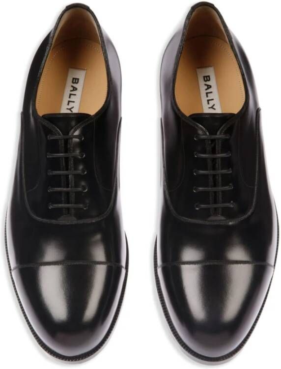 Bally Zwarte Oxford Schoen Black Heren